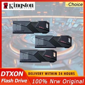 Resim Kingston DTXON-256GB 256GB Portable USB 3.2 Gen 1 DataTraveler Exodia Onyx Flash Bellek 