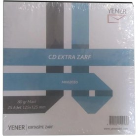 Resim Office Mate Offıcemate CD Zarf Kare 125X125 80GR Mavı 25LI 