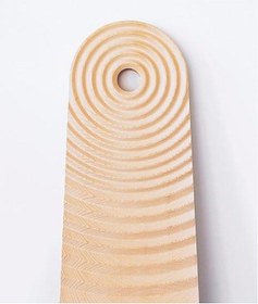 Resim Dalgalı Doğal Ahşap Sunum ve Kesme Tahtası 