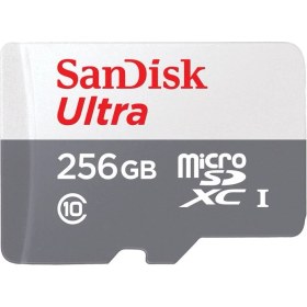 Resim Sandisk Ultra 256GB 100MB/S Microsdxc Hafıza Kartı 
