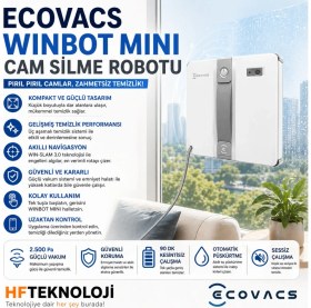 Resim Ecovacs , Yüksek Katlarda Oturanlar ve Ulaşılması Zor Camlar Için Winbot Mini Cam Silme Robotu 