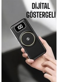 Resim 10.000 Mah Powerbank 4 Çıkışlı Dijital Göstergeli Kompakt Ve Hafif Çok Renkli 