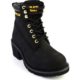 Resim Cat Caterpillar Ottowa Black Nubuk Kadın Bot 