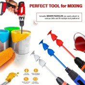 Resim Matkap Gücüyle Epoxy Karıştırıcı Boyalar, Reçineler ve Betonlar İçin - Tekrar Kullanılabilir, Dayanıklı ABS Plastik Karıştırıcı Keskin İğneler ve Renkli Karıştırma Paddles ile - Matkaplar, Karıştırma Araçları İçin Mükemmel | Pratik Epoxy | Epoxy Karıştırıcı 