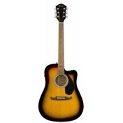 Resim Fa - 125Ce Dreadnought Ceviz Klavye Sunburst Elektro Akustik Gitar 0971113532 Fender