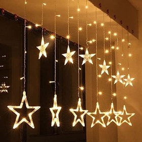 Resim Sunlight Yıldız 6'lı Set Sarkıt Led Aydınlatma 8 Modlu Gün Işığı 