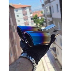 Resim Egzoz Başlığı Nikelajı Paslanmaz 60 mm 