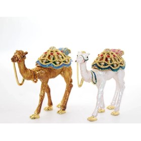 Resim Swarovski Taşlı Tekli Deve Figürü Model 11 