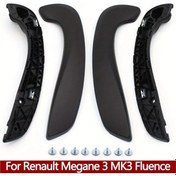 Resim Chuangyinshop Outer Cover Black R Siyah Renault Megane 3 Iıı Fluence 2008 2016 Kapı Kolu 809600015r 