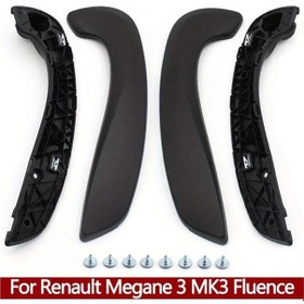 Resim Chuangyinshop Outer Cover Black R Siyah Renault Megane 3 Iıı Fluence 2008 2016 Kapı Kolu 809600015r 
