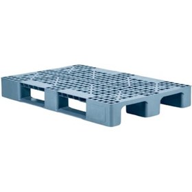 Resim Plastik Palet Delikli A.Gri (Euro)Yük Taşıma Paleti 80X120X15 Cm 