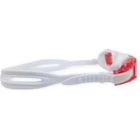 Resim Aynalı Yüzücü Gözlüğü Silikon Kırmızı - 1765 (Lisinya) 