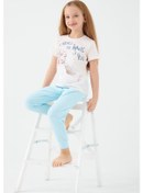 Resim Frozen D4772-3 Çocuk Vanilya Pijama 