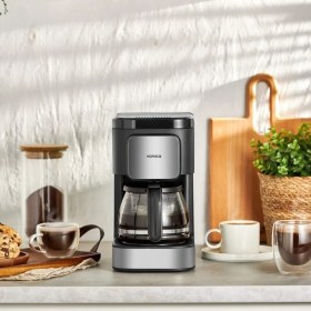 Resim Karaca Paslanmaz Çelik Detaylı Filtre Kahve ve Çay Makinesi Inox Just Coffee Aroma 2 In 1 