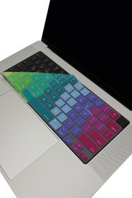 Resim Mcstorey Macbook Kılıf Air Pro M1 M2 M3 M4 Klavye Koruyucu Ingilizce Baskı (US-ABD) A2681 A2941 A2442 A2485 
