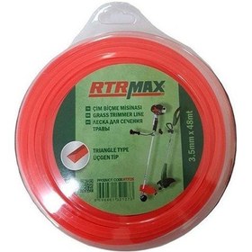 Resim Rtrmax Rty235 Tırpan Misinası Kırmızı 3.3mm 48mt 