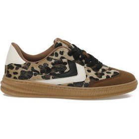 Resim Butigo 25k-2070 5pr Leopar Kadın Sneaker 000000000102042859 Kahverengi 