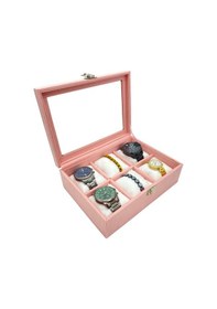 Resim Saat Kutusu 6 Lı Pembe 