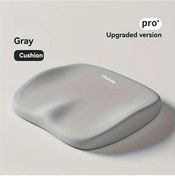 Resim Oldfriend Ergonomik Hafızalı Köpük Ofis Oturma Yastığı - Ayarlanabilir Bel Desteği, 8 Renk Gri 