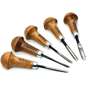 Resim Narex 868300 Profi Linol Avuç Içi Ahşap Oyma Seti 5 Parça 