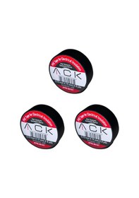 Resim 3 Adet Ack Siyah İzole Bant 0.13x19mmx8yds 