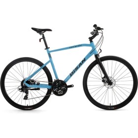 Resim Bisan Trx 8400 Altus-24 Trekking Bisikletleri 700C BEBEK Mavisi Siyah 3x9 Vites 