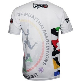 Resim Dragondo Tx8591 Ifma Muaythai Tişört Ifma Dijital Basklı Muay Thai Tişört Beyaz 