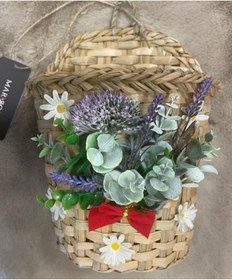 Resim Marrone Lavantalı Sepet kapı Sepeti Gazetelik Posta Kutusu 