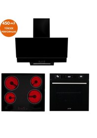 Resim Eminçelik Ve AFM Tech VC640 + FM7700 + FM3250 One's Elektrikli Vitro Dijital Ankastre Set 