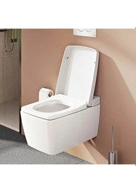 Resim 90-003r009 VitrA Metropole Klozet Kapağı, Yavaş Kapanır 