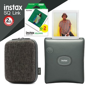 Resim Instax SQ Link Yeşil Ex D Akıllı Telefon Yazıcısı Ve Hediye Seti 4 