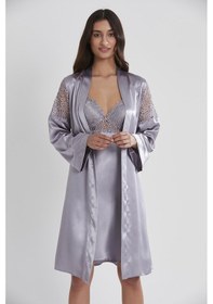 Resim Pierre Cardin 6955 Kadın Saten Altılı Set - Royal ROYAL 