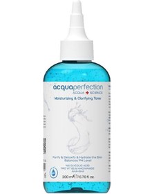 Resim Acqua Perfection Arındırıcı Ve Gözenek Sıkılaştırıcı Tonik 200ml Nemlendirici Temizleyici Akne Karşıtı Leke Açıcı Açık Beyaz 