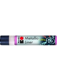 Resim Marabu Metallic Liner Boyutlu Boncuk Boyası 25Ml 733 Pembe 