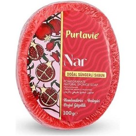 Resim Purlavie Süngerli Nar Sabunu 100 G 