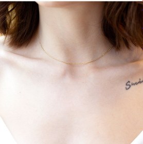 Resim 14 Ayar Altın Sarı 40 Cm Zincir Kolye N11.3546 