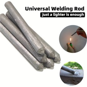 Resim 6 Adet Evrensel Düşük Sıcaklık Kaynak Çubukları, Metal Onarım Kaynak Aracı, Kolay Erime Kaynak Çubuğu, Paslanmaz Çelik, Bakır, Demir ve Alüminyum için Kurşunsuz 