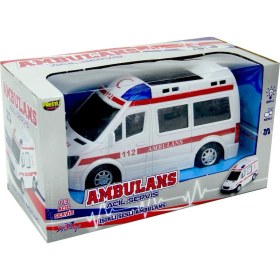 Resim Prestij Işıklı Sesli Pilli Ambulans 
