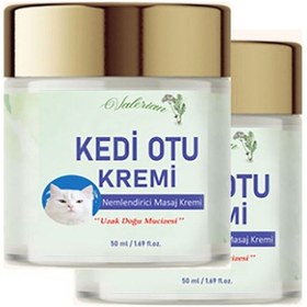 Resim Kedi Otu Kremi 50 Ml 2 Adet Kafur Ağacı Yağı İçerikli İçin Krem 