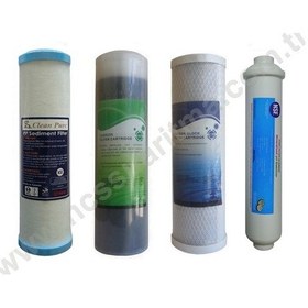 Resim Ihlas Su Arıtma Cihazlarına Uyumlu 4 Lü Filtre Takımı 