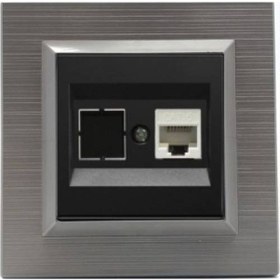 Resim Ovivo Quantum Siyah Tekli Data Prizi Cat6 