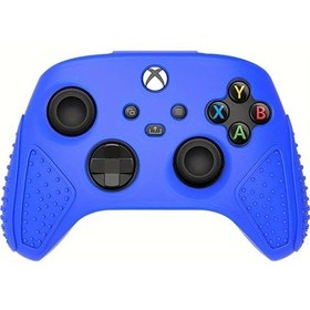Resim Willowhaven Xbox Series X Kumanda Kılıfı Blue Kaymaz Tutma Kolay Hafif Silikon Koruma 