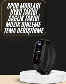 Resim Allians Çok Fonksiyonlu Spor ve Bildirim Takip Bilekliği, Android ve iOS Uyumlu 