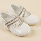 Resim Gimer - Çatal Baretli Beyaz Kız Çocuk Ayakkabı - Eyl1402G Beyaz 