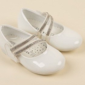 Resim Gimer - Çatal Baretli Beyaz Kız Çocuk Ayakkabı - Eyl1402G Beyaz 