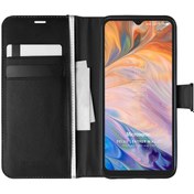 Resim Microsonic Reeder S19 Max Pro Kılıf Delux Leather Wallet Siyah 