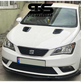 Resim Seat Ibiza Uyumlu Piano Black Kaput Üstü Havalandırma Izgarası (01) (Sts Oto Aksesuar) 
