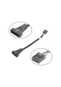 Resim 4584 9 Pin Usb 2.0 Dişi - 19 Pin Usb 3.0 Erkek Çevirici Dönüştürü 