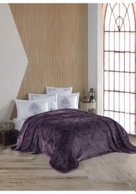 Resim Pamuklu Çarşaflı Agossa 6 Parça Çeyizlik Battaniye Seti Damaksmür 