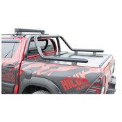 Resim Toyota Uyumlu Hilux Kobra Roll Bar Çap 60 Siyah 2015 Ve Sonrası 